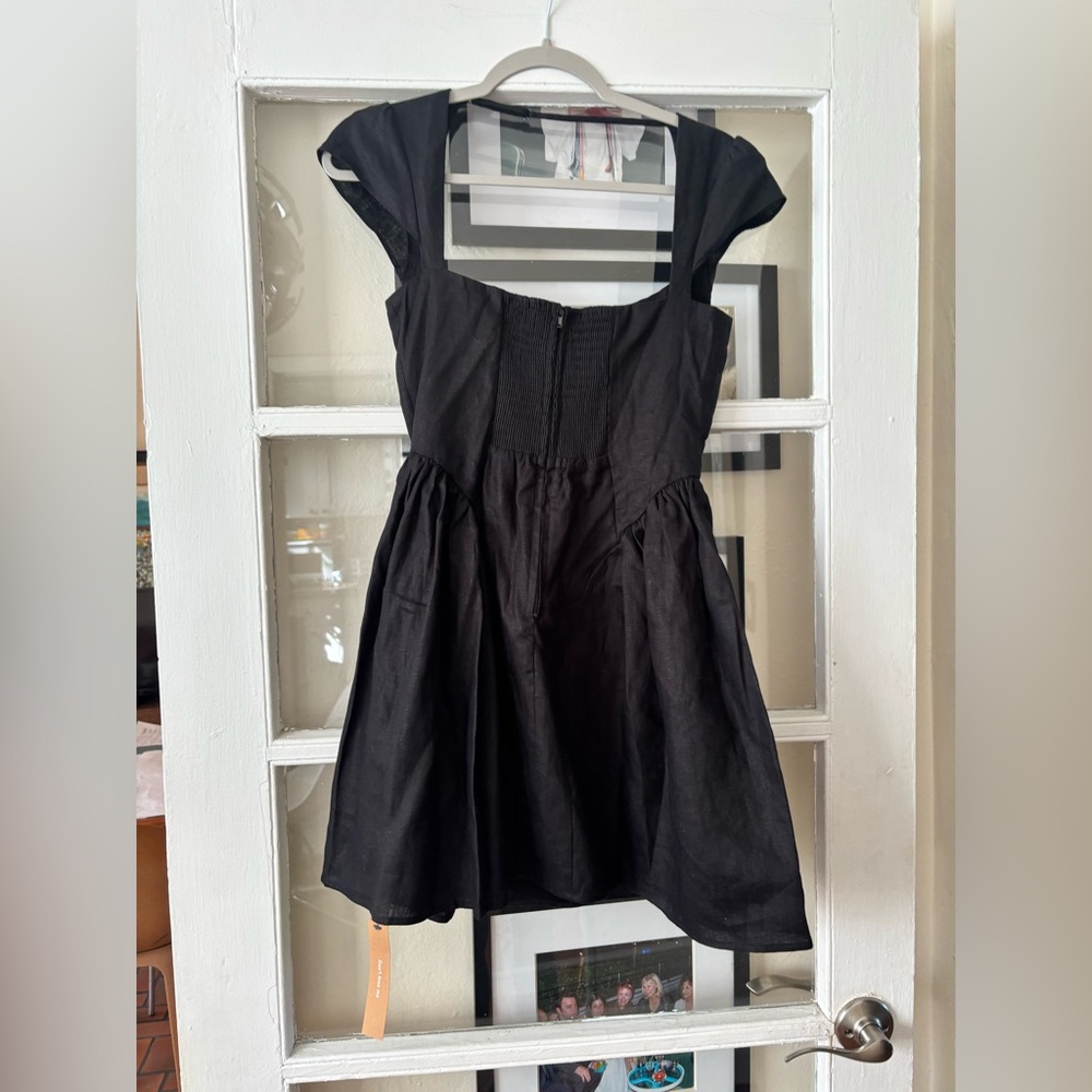 Oaklyn Cap Sleeve Linen Minidress size 2 NWT - Picture 5 of 9
